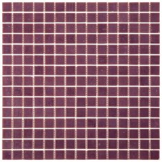 SBN03 Мозаика одноцветная чип 20 стекло Alma Mono Color фиолетовый темный квадрат