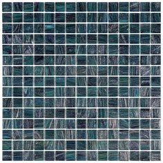 ST-GN420 Мозаика одноцветная чип 20 стекло Alma Mono Color аквамарин квадрат глянцевый