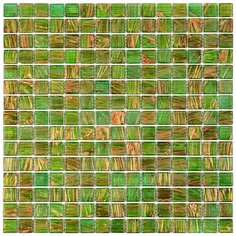 STN79 Мозаика одноцветная чип 20 стекло Alma Mono Color зеленый квадрат глянцевый