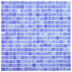 SM21 Мозаика одноцветная чип 15 стекло Alma Mono Color голубой квадрат глянцевый