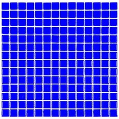 TN15 Мозаика одноцветная чип 20 стекло Alma Mono Color синий квадрат глянцевый