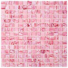 STB919 Мозаика одноцветная чип 20 стекло Alma Mono Color розовый квадрат глянцевый