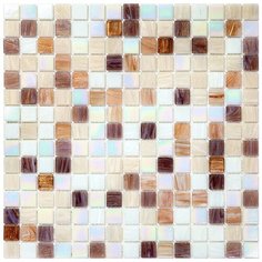 Navajo-m MIX 1 Мозаика стеклянная чип 20 мм Alma перламутр Первая часть растяжки для увеличения высоты