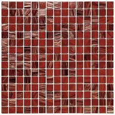 AVA-m Мозаика для кухонного фартука стекло Alma Mix коричневый красный квадрат