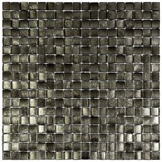 NB-GR721 Мозаика одноцветная чип 15 стекло Alma Mono Color серый серебряный квадрат глянцевый