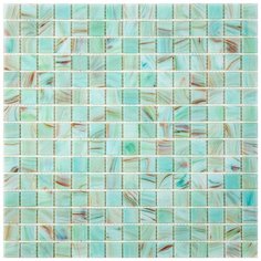 STE360 Мозаика одноцветная чип 20 стекло Alma Mono Color зеленый светлый квадрат глянцевый