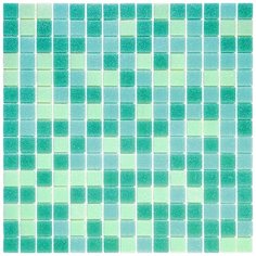 MIX20-GN448 Grass Мозаика смешанного цвета чип 20 стекло Alma Mix аквамарин квадрат