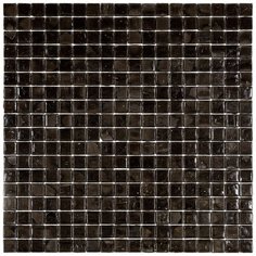 NB-BR614 Мозаика одноцветная чип 15 стекло Alma Mono Color коричневый квадрат глянцевый