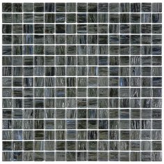 ST-GR711 Мозаика одноцветная чип 20 стекло Alma Mono Color серый черный квадрат глянцевый