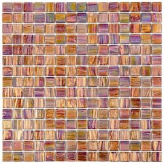 PE643 Мозаика одноцветная чип 20 стекло Alma Mono Color коричневый квадрат глянцевый перламутр