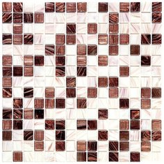 MIX20-BG341 Lungo Мозаика для фартука на кухню смешанного цвета чип 20 стекло Alma Mix коричневы