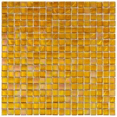 BS43 Мозаика одноцветная чип 15 стекло Alma Mono Color золотой желтый коричневый квадрат глянцевый