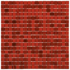 NB-RD230 Мозаика одноцветная чип 15 стекло Alma Mono Color красный квадрат глянцевый