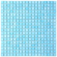 NB-BL546 Мозаика одноцветная чип 15 стекло Alma Mono Color голубой квадрат глянцевый