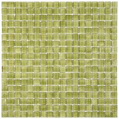 NW13 Мозаика из цветного стекла Alma Glice серый зеленый квадрат