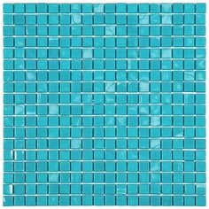 NB-GN432 Мозаика одноцветная чип 15 стекло Alma Mono Color голубой квадрат глянцевый