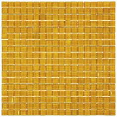 NW42 Мозаика одноцветная чип 15 стекло Alma Mono Color оранжевый квадрат глянцевый