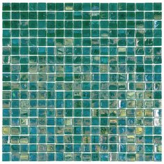 NB-GN429 Мозаика одноцветная чип 15 стекло Alma Mono Color зеленый квадрат глянцевый перламутр