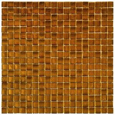 B42 Мозаика одноцветная чип 15 стекло Alma Mono Color оранжевый квадрат глянцевый