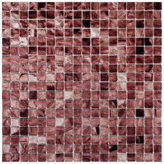 BD47 Мозаика одноцветная чип 15 стекло Alma Mono Color коричневый темный квадрат глянцевый