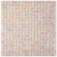 NB-RD220 Мозаика одноцветная чип 15 стекло Alma Mono Color бежевый квадрат глянцевый перламутр