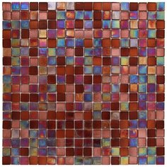 05-Hadar Мозаика из цветного стекла Alma перламутр красный темный