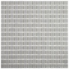 SA-GR702 Мозаика одноцветная чип 20 стекло Alma Mono Color серый квадрат