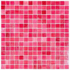 STE495 Мозаика одноцветная чип 20 стекло Alma Mono Color розовый квадрат глянцевый