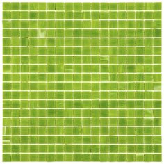SM35 Мозаика одноцветная чип 15 стекло Alma Mono Color зеленый квадрат глянцевый