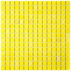 SN188 Мозаика одноцветная чип 20 стекло Alma Mono Color желтый квадрат