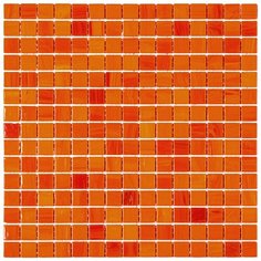 SN288 Мозаика одноцветная чип 20 стекло Alma Mono Color красный квадрат