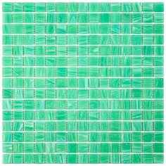 STM23 Мозаика одноцветная чип 20 стекло Alma Mono Color зеленый квадрат глянцевый