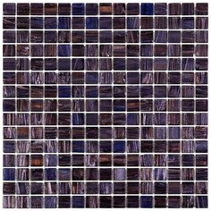 ST-BL519 Мозаика одноцветная чип 20 стекло Alma Mono Color фиолетовый квадрат глянцевый