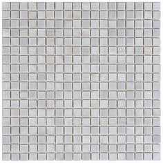 NC0209 Мозаика одноцветная чип 15 стекло Alma Mono Color серый светлый квадрат глянцевый