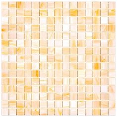 STN700 Мозаика одноцветная чип 20 стекло Alma Mono Color бежевый светлый квадрат глянцевый