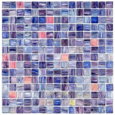 Isabel-m Мозаика смешанного цвета чип 20 стекло Alma Mix синий фиолетовый квадрат перламутр