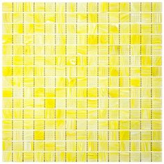 STN683 Мозаика одноцветная чип 20 стекло Alma Mono Color желтый светлый квадрат глянцевый
