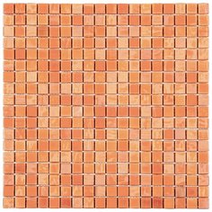 N64 Мозаика одноцветная чип 15 стекло Alma Mono Color оранжевый квадрат глянцевый