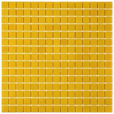 SN88 Мозаика одноцветная чип 20 стекло Alma Mono Color желтый квадрат