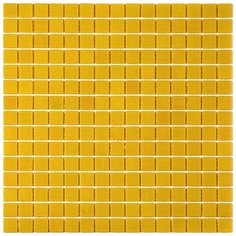 SN88 Мозаика одноцветная чип 20 стекло Alma Mono Color желтый квадрат