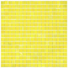 SM28 Мозаика одноцветная чип 15 стекло Alma Mono Color желтый квадрат глянцевый