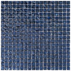 NB-BL559 Мозаика одноцветная чип 15 стекло Alma Mono Color синий квадрат глянцевый
