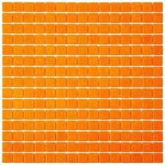 SE101 Мозаика одноцветная чип 20 стекло Alma Mono Color оранжевый квадрат