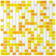 04SM-Crane-m Мозаика стеклянная для душевой кабины чип 15 стекло Alma Mix оранжевый желтый квадрат