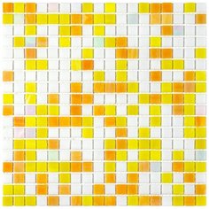 04SM-Crane-m Мозаика стеклянная для душевой кабины чип 15 стекло Alma Mix оранжевый желтый квадрат