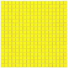 NC709 Мозаика одноцветная чип 15 стекло Alma Mono Color желтый квадрат глянцевый