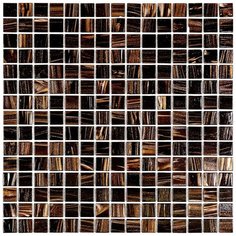 MIX20-BR619 Tobacco Мозаика смешанного цвета чип 20 стекло Alma Mix коричневый квадрат глянцевый