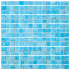 STE125 Мозаика одноцветная чип 20 стекло Alma Mono Color голубой квадрат глянцевый