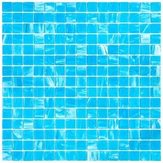 STN430-m Мозаика из цветное стекло Alma чип 20 мм Mono Colo голубой квадрат