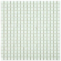 NA168 Мозаика одноцветная чип 15 стекло Alma Mono Color белый светлый квадрат глянцевый